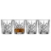 Galway Crystal Inisheer DOF/Whiskey Set of 4 picture on the white background