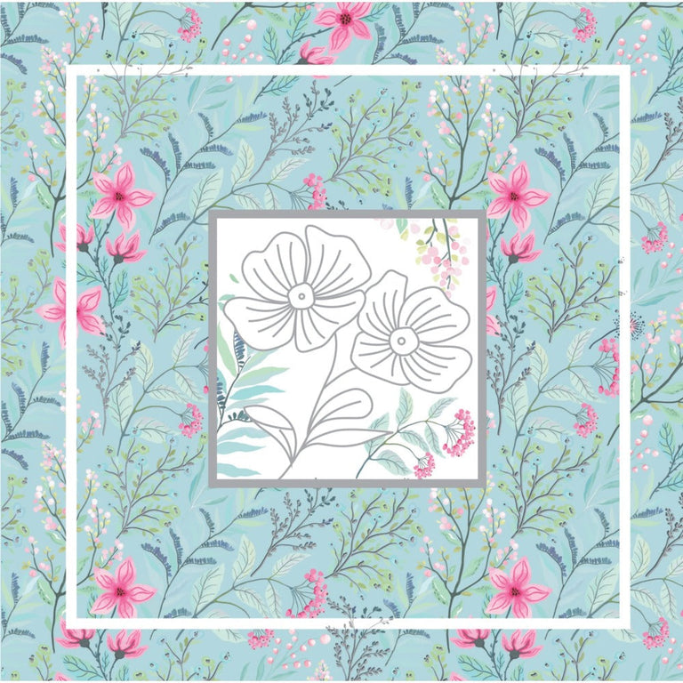 Garden Flowers Notelets Pack of 6