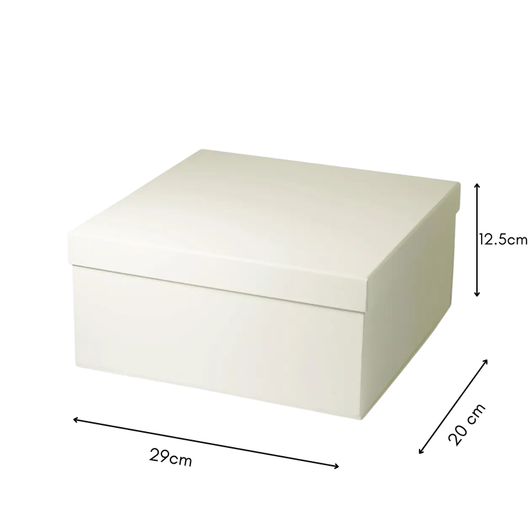 Gift Box With a Tropical Floral Print 12.5×29×20 cm - Colorful Cardboard Giftware