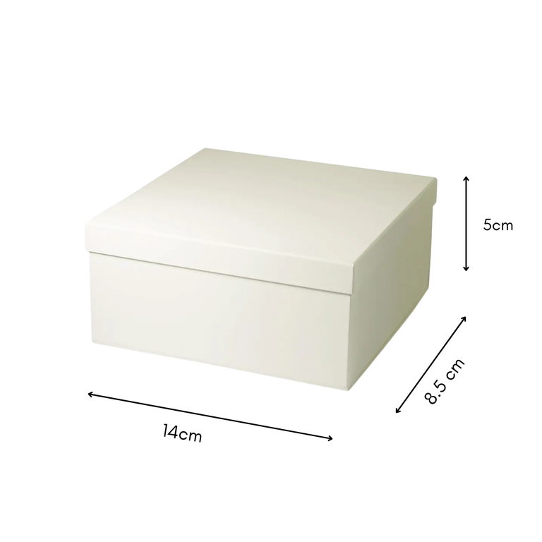 Gift Box With a Tropical Floral Print 5×14×8.5 cm - Colorful Cardboard Gift Box