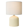 Gigi Twin Pack Table Lamp Cream With Shade with a chrome details