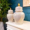 Beautiful Dakota ginger jar 36cm as a timeless ornament