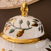 Ginger Jar Green/gold 48.5cm picture of the jar's lid