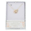 Glam Rox Entwinded Hearts Gold Plated Necklace picture in the gift box