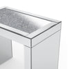 Glamour Silver End Table Small close view picture of the table top