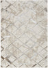 Nourison Glitz Rug GLZ02 Ivory Grey picture of the rug geometric design