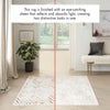 Nourison Glitz Rug GLZ05 Multicolor looks different under different lighting conditions