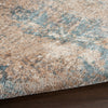 Nourison Glitz Rug GLZ06 Taupe Multicolor with a cut low-high pile