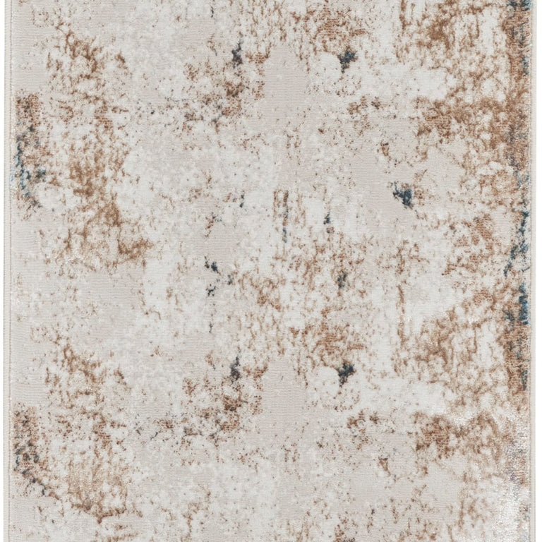 Nourison Glitz Rug GLZ06 Taupe Multicolor Runner