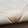 Nourison Glitz Rug GLZ08 Ivory Cream with a cut pile