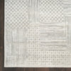 Nourison Glitz Rug GLZ09 Silver Grey with an abstract pattern