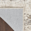 Nourison Glitz Rug GLZ10 Cream Grey with a cotton backing