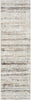 Nourison Glitz Rug GLZ10 Cream Grey Runner: picture of the rug design