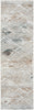 Nourison Glitz Rug GLZ11 Grey Multicolor Runner picture of the rug abstract design
