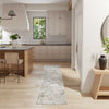 Nourison Glitz Rug GLZ20 Grey Multicolor Runner lifestyle picture in the kitchen