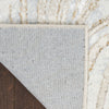 Nourison Glitz Rug GLZ22 Grey Gold picture of the backing of the rug