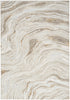 Nourison Glitz Rug GLZ22 Grey Gold picture of the rug abstract design