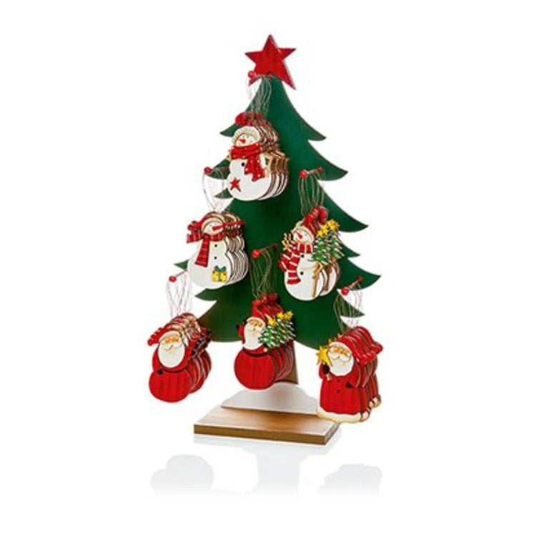 Gloss Character Christmas Tree Decoration