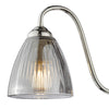Contemporary lighting Glynis 3 Light Semi-Flush Ribbed Glass

