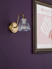 Glynis Wall Light Antique Bronze/Ribbed Glass perfect for any space