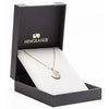 Newgrange Gold Diamante Round Pendant picture in the gift box