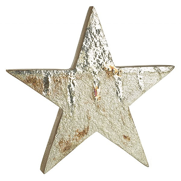 Gold Leaf Wooden Star - Large