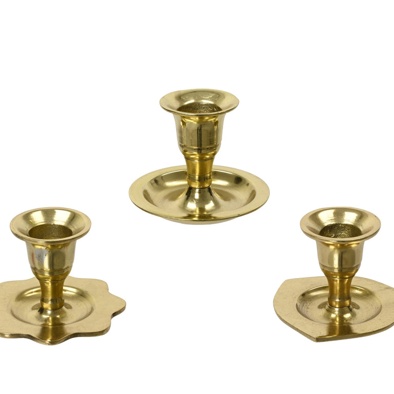 Luxury Gold Aluminium Christmas Candle Holder – Elegant Home Decor Accent