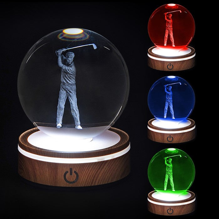Golf Colour Changing LED Laser Art Block