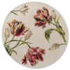 Laura Ashley Gosford Floral Rug Cranberry Round picture of the rug floral design