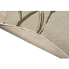 Laura Ashley Gosford Floral Rug Natural/Sage Green Round with a cotton and latex backing