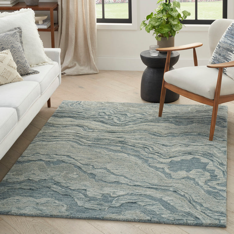 Nourison Graceful Rug GRU01 BLue