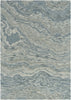 Nourison Graceful Rug GRU01 BLue lifestyle picture of the rug Scandi design