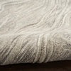 Nourison Graceful Rug GRU01 Grey hand-tufted wool rug made in a grey color hue
