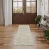 Nourison Graceful Rug GRU01 Grey Runner lifestyle picture in the hallway