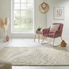 Nourison Graceful Rug GRU01 Ivory lifestyle picture in the living room