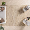 Nourison Graceful Rug GRU01 Taupe top-view picture of the rug textured design