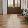 Nourison Graceful Rug GRU01 Taupe Runner lifestyle picture in the hallway