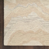 Nourison Graceful Rug GRU101 Beige made from a natural wool
