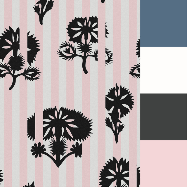 Graham & Brown Hide And Seek Rose Wallpaper
