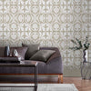 Best wallpaper for walls – Thrones Chalk & Taupe pattern


