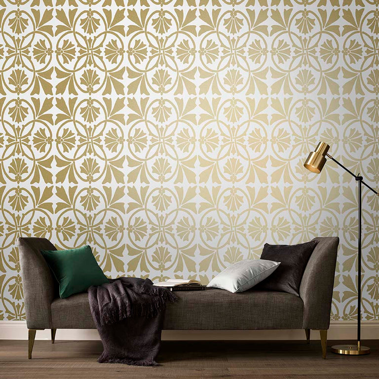 Graham & Brown Thrones Golden Pearl Wallpaper