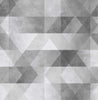 Stylish grey geometric wallpaper - Graham & Brown Dimension Slate Wallpaper.