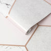 Stylish Graham & Brown wallpaper with a modern blush and metallic finish.