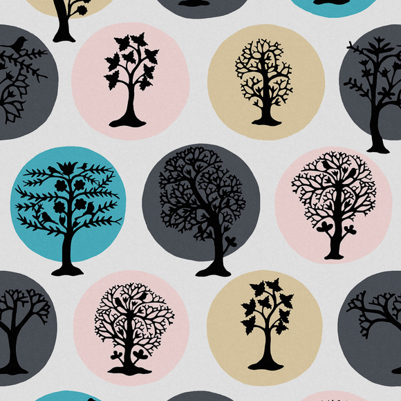 Elegant Graham & Brown Party Land Magic Wallpaper with botanical charm.