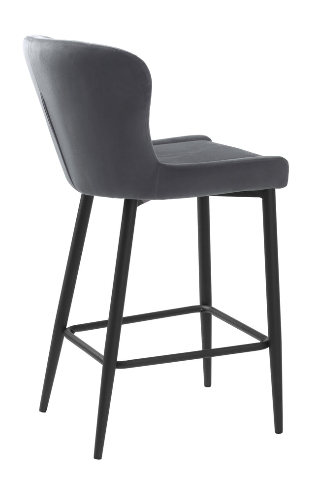 Granby Counter Stool Granite Velvet