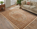 Concept Looms Grand Heritage Rug GH101 Cream Beige lifestyle picture in the living room