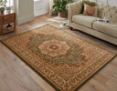 Concept Looms Grand Heritage Rug GH101 Green lifestyle picture in the living room