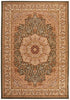 Concept Looms Grand Heritage Rug GH101 Green picture of the rug damask design
