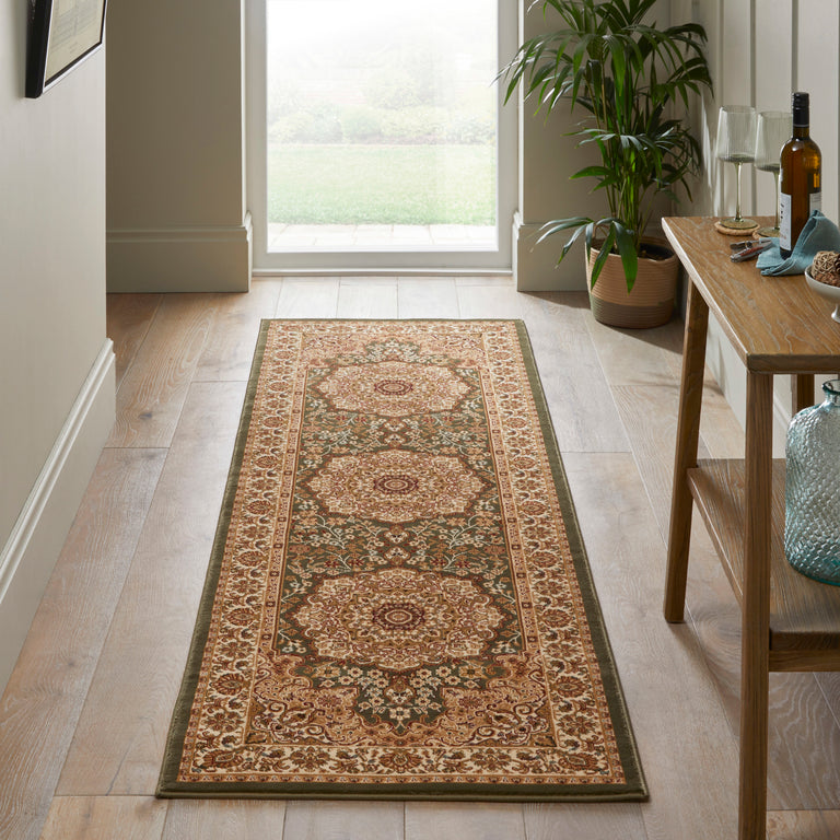 Concept Looms Grand Heritage Rug GH101 Green Runner
