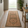 Concept Looms Grand Heritage Rug GH101 Green Runner lifestyle picture in the hallway